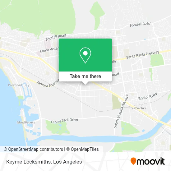 Keyme Locksmiths map