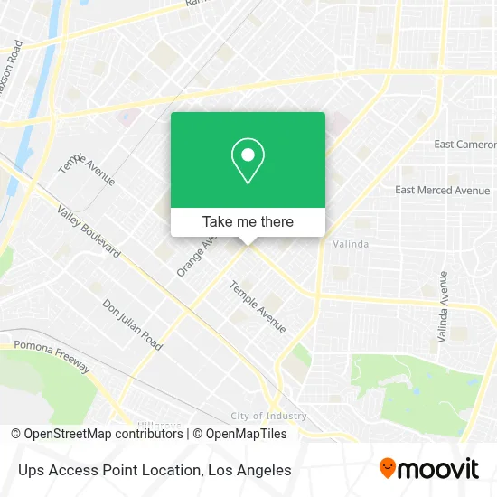 Ups Access Point Location map