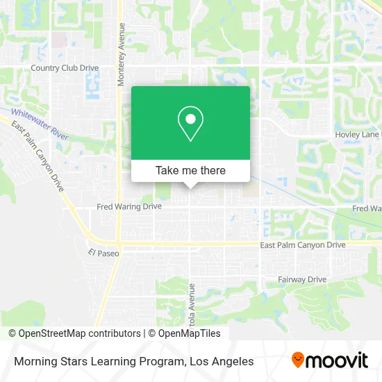 Morning Stars Learning Program map