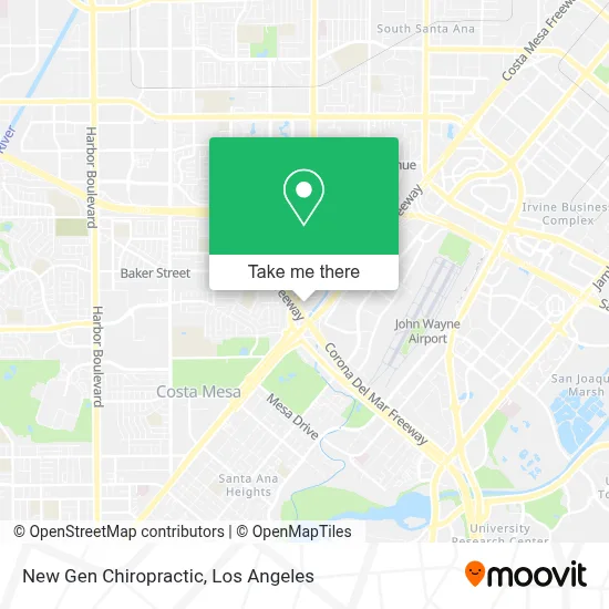 New Gen Chiropractic map