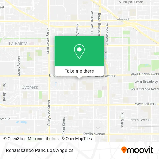 Renaissance Park map