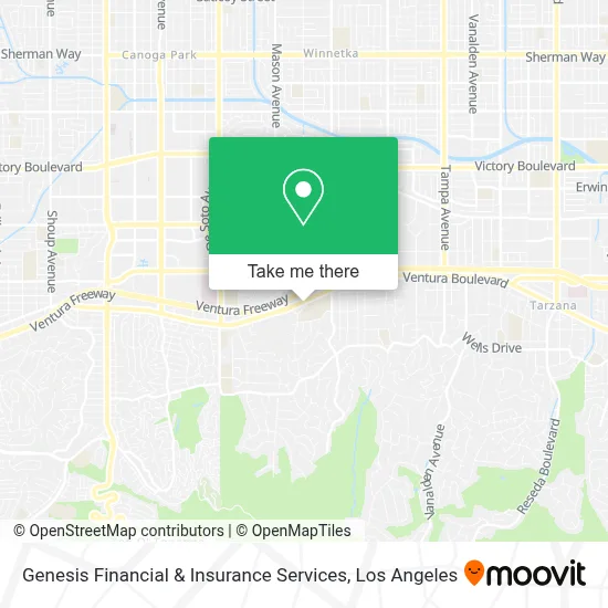 Genesis Financial & Insurance Services map