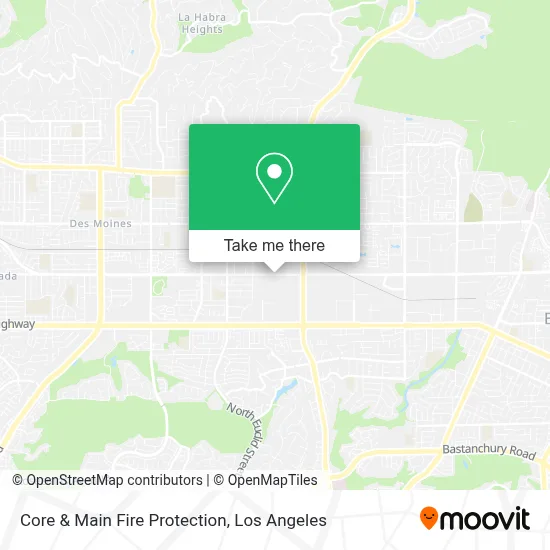 Core & Main Fire Protection map
