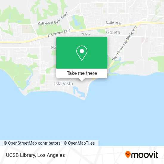 UCSB Library map