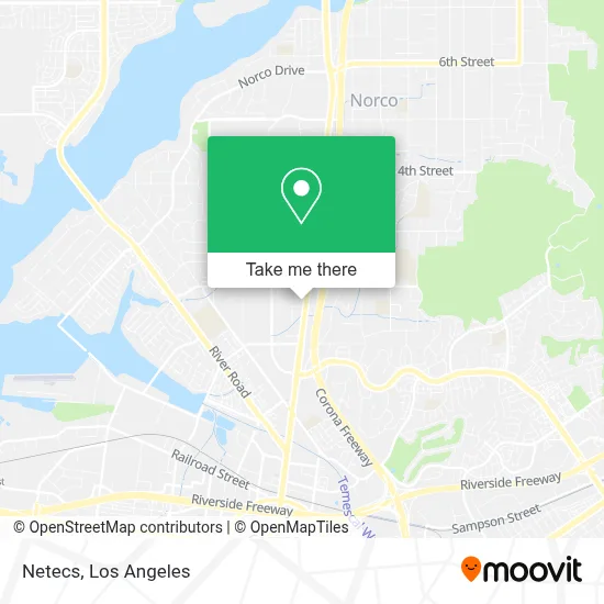 Netecs map