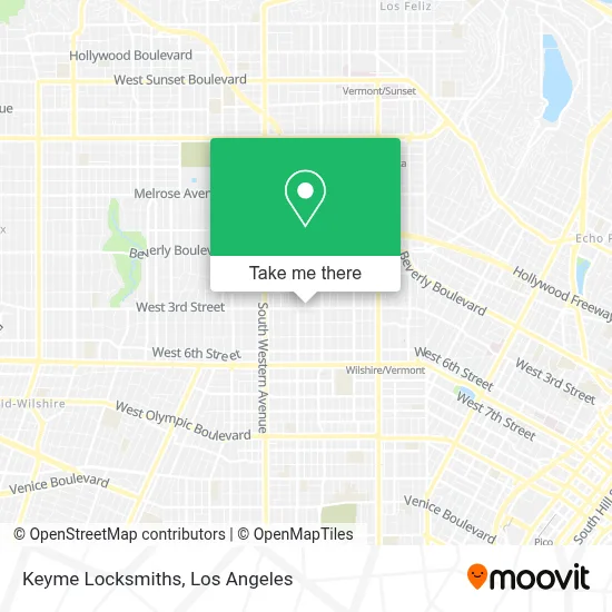 Keyme Locksmiths map