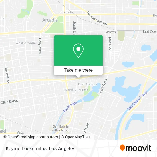 Keyme Locksmiths map