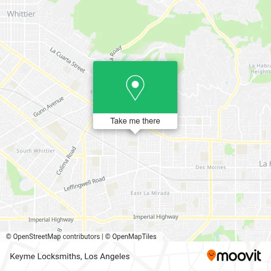 Keyme Locksmiths map