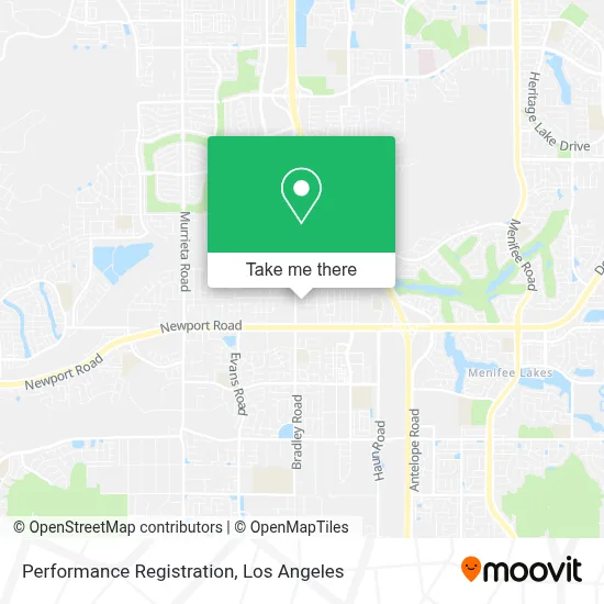 Performance Registration map