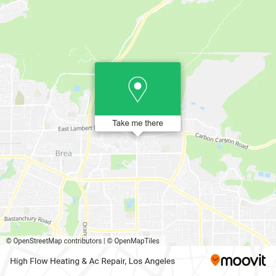 High Flow Heating & Ac Repair map