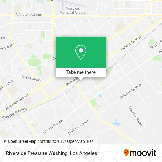 Riverside Pressure Washing map