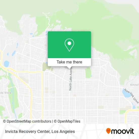 Invicta Recovery Center map