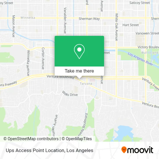 Ups Access Point Location map