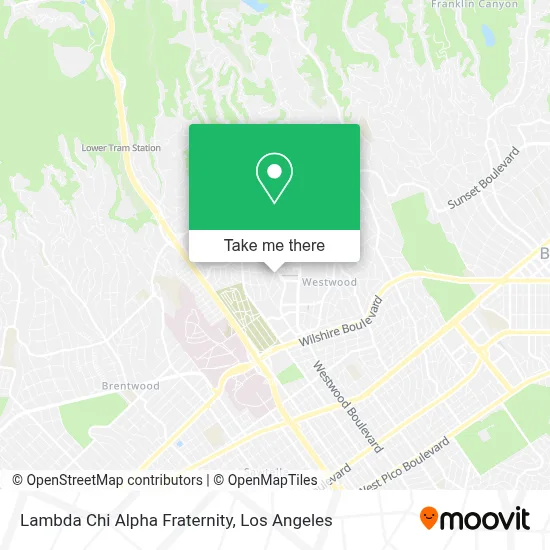 Lambda Chi Alpha Fraternity map