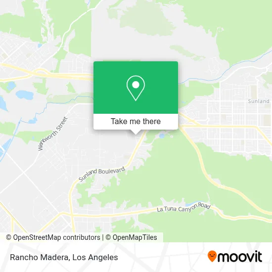Rancho Madera map