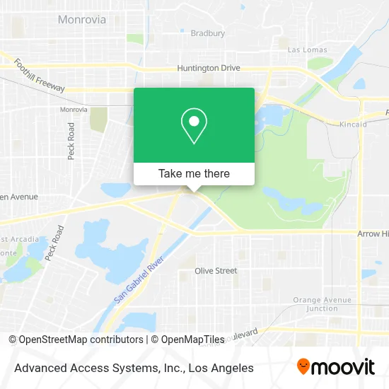 Advanced Access Systems, Inc. map