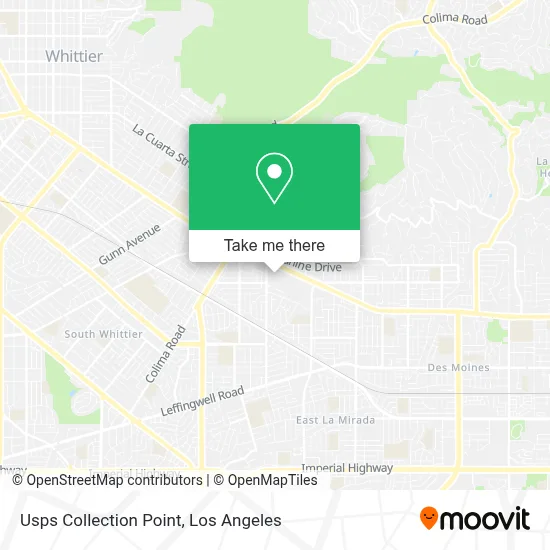 Usps Collection Point map