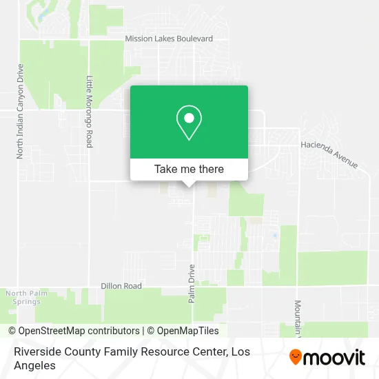 Riverside County Family Resource Center map