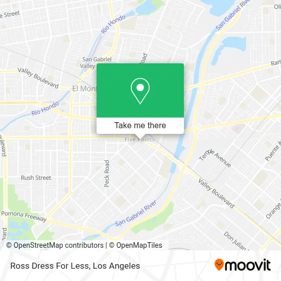 Ross Dress For Less map