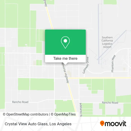 Crystal View Auto Glass map