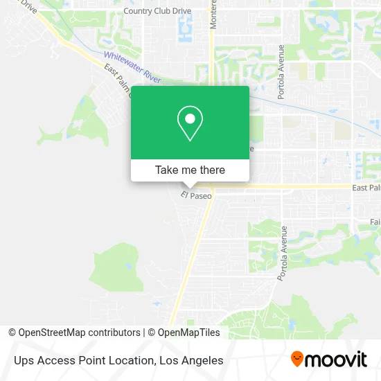 Ups Access Point Location map