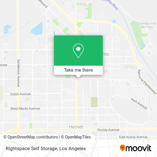 Rightspace Self Storage map