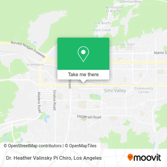 Dr. Heather Valinsky Pi Chiro map