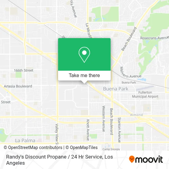 Randy's Discount Propane / 24 Hr Service map