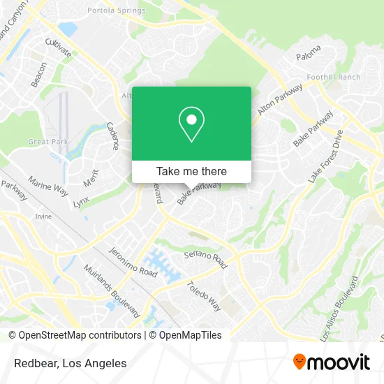 Redbear map