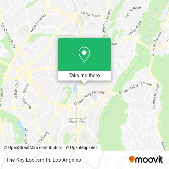 The Key Locksmith map