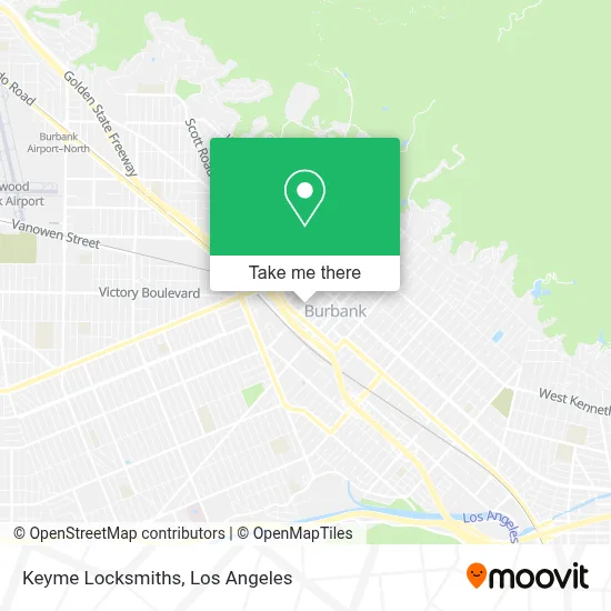 Keyme Locksmiths map