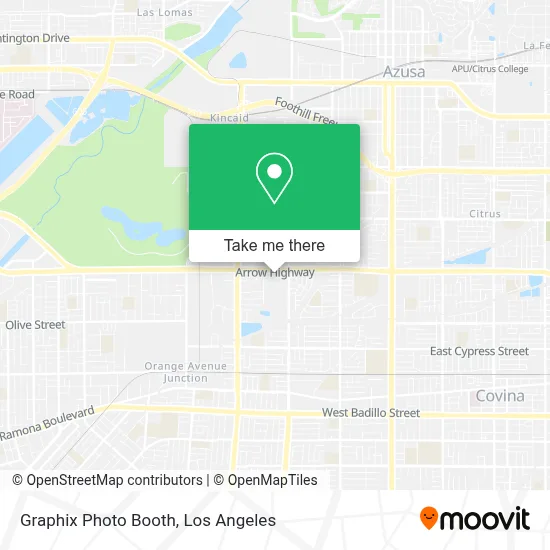 Graphix Photo Booth map