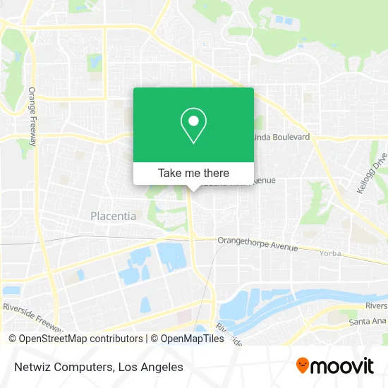 Netwiz Computers map