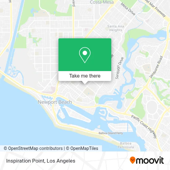 Inspiration Point map