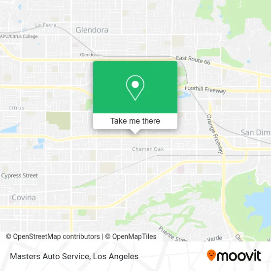 Masters Auto Service map