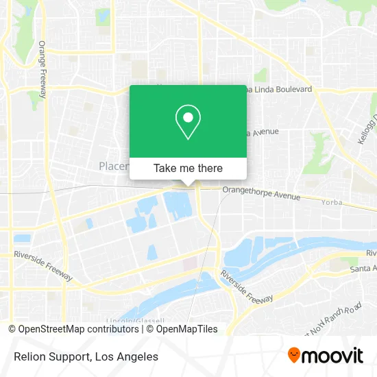 Relion Support map