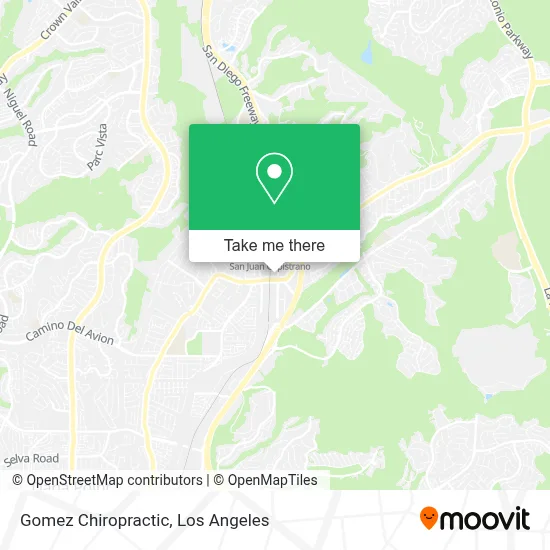 Gomez Chiropractic map