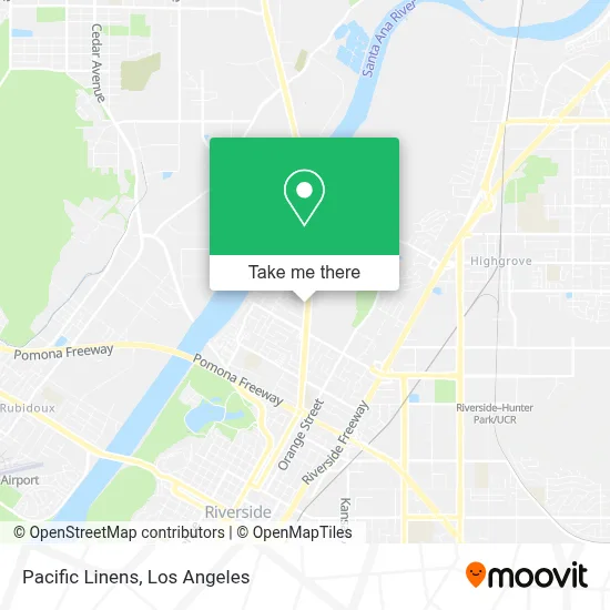 Pacific Linens map