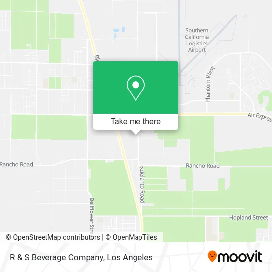 R & S Beverage Company map