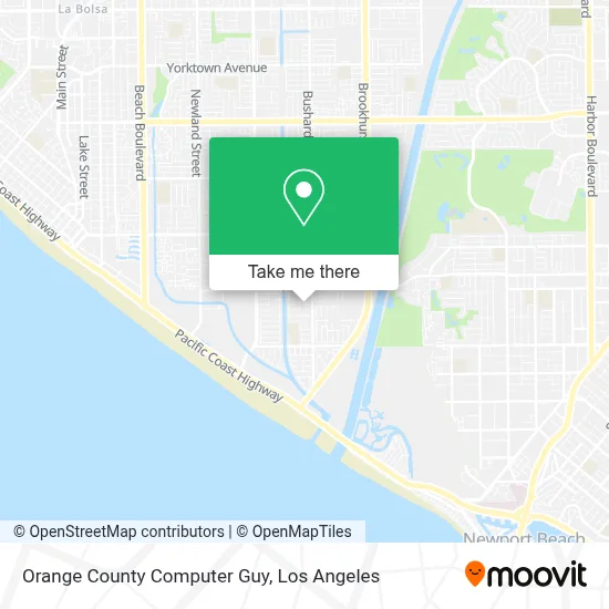 Orange County Computer Guy map