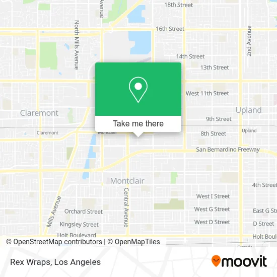 Rex Wraps map