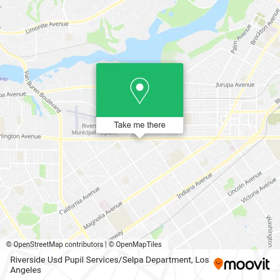Riverside Usd Pupil Services / Selpa Department map