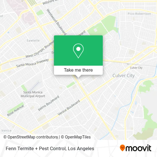 Fenn Termite + Pest Control map