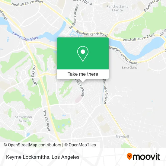 Keyme Locksmiths map