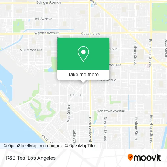 R&B Tea map