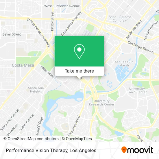 Performance Vision Therapy map