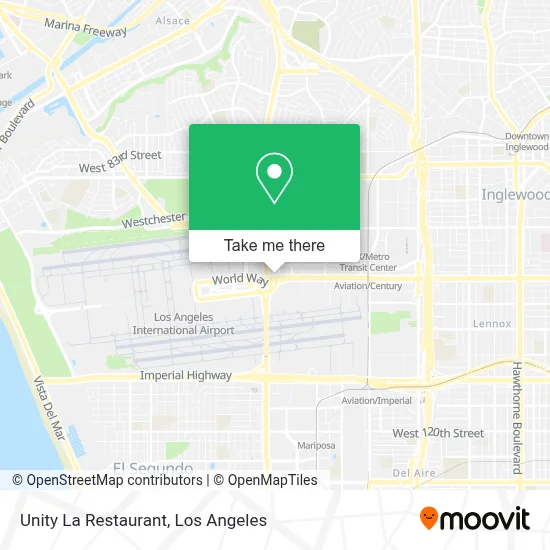 Unity La Restaurant map