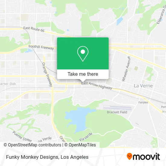 Funky Monkey Designs map