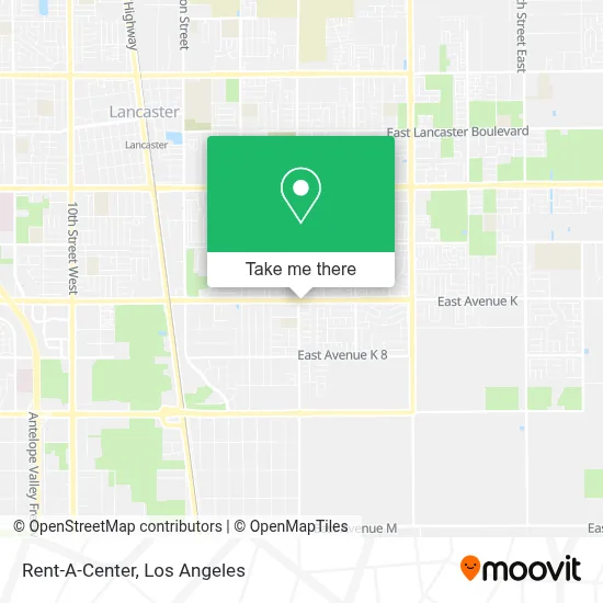 Rent-A-Center map