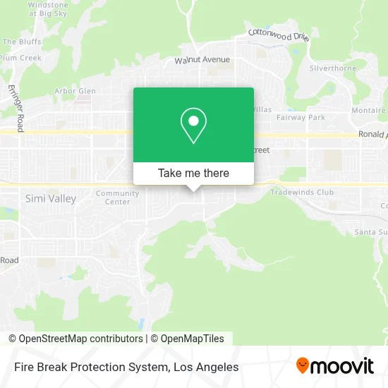 Fire Break Protection System map